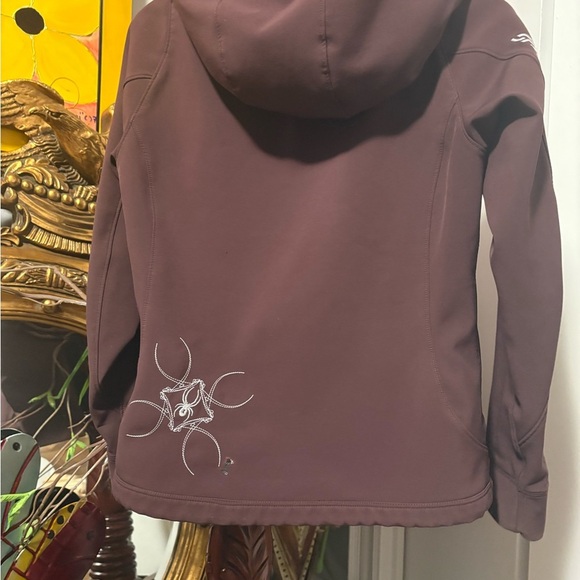 Spyder Women's Chocolate Brown Ski Jacket - Picture 3 of 9